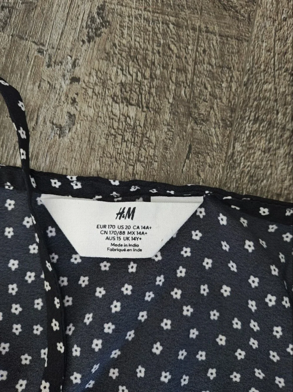 H&M Black and White Polka Dot Dress